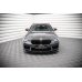 Накладка сплиттер на передний бампер на BMW M5 F90 LCI