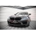 Накладка сплиттер на передний бампер на BMW M5 F90 LCI