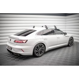 Накладки сплиттеры на пороги на VW Arteon R / R-Line рестайл