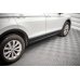 Накладки сплиттеры на пороги на Volkswagen Tiguan II