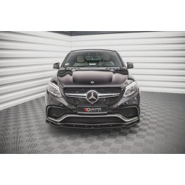 Накладка сплиттер на передний бампер на Mercedes GLE C292 Coupe 63 AMG