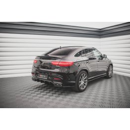 Накладки сплиттеры боковые на задний бампер на Mercedes GLE C292 Coupe 63 AMG