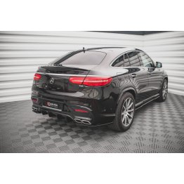 Накладки сплиттеры боковые на задний бампер на Mercedes GLE C292 Coupe 63 AMG