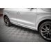 Накладки сплиттеры на пороги на Audi Q3 S-Line рестайл