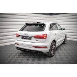 Накладка сплиттер на крышку багажника на Audi Q3 S-Line рестайл