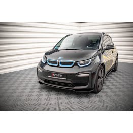 Накладка сплиттер на передний бампер на BMW i3 рестайл