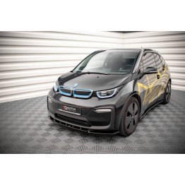 Накладка сплиттер на передний бампер на BMW i3 рестайл