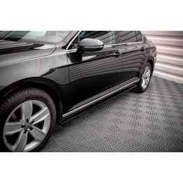 Накладки сплиттеры на пороги на VW Passat B8 рестайл