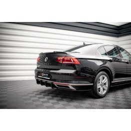 Диффузор заднего бампера на VW Passat B8 рестайл