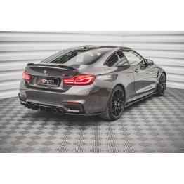 Накладки сплиттеры боковые на задний бампер на BMW M4 F82