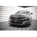 Накладка сплиттер на передний бампер на Peugeot 508 GT рестайл