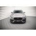 Накладка сплиттер на передний бампер на Jaguar XF II R-Sport