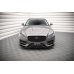 Накладка сплиттер на передний бампер на Jaguar XF II R-Sport