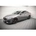 Накладки сплиттеры на пороги на Jaguar XF II R-Sport