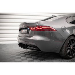 Диффузор заднего бампера на Jaguar XF II R-Sport