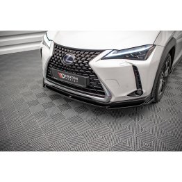 Накладка сплиттер на передний бампер на Lexus UX I