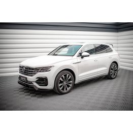 Накладки сплиттеры на пороги на VW Touareg III R-Line