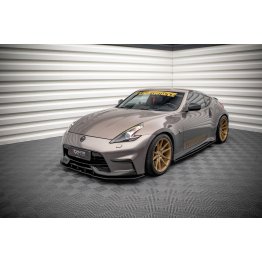 Накладки сплиттеры на пороги на Nissan 370Z Nismo рестайл