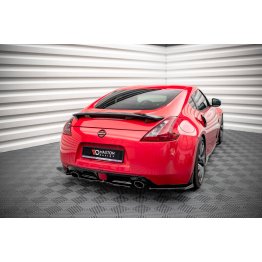 Накладки сплиттеры боковые на задний бампер на Nissan 370Z рестайл