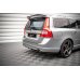 Накладки сплиттеры боковые на задний бампер на Volvo V70 III