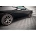 Накладки сплиттеры на пороги на Dodge Challenger III RT рестайл