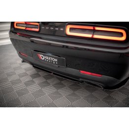 Накладка сплиттер на задний бампер на Dodge Challenger III RT рестайл