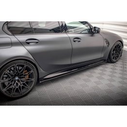 Накладки сплиттеры на пороги на BMW M3 G80