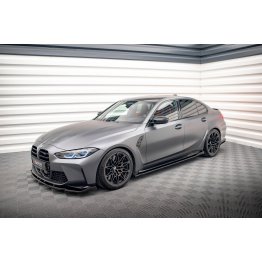 Накладки сплиттеры на пороги на BMW M3 G80