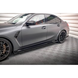 Накладки сплиттеры на пороги на BMW M3 G80