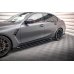 Накладки сплиттеры на пороги на BMW M3 G80