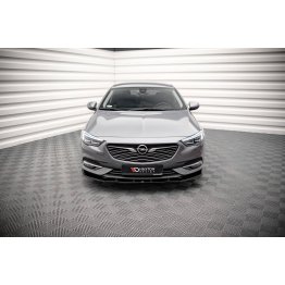 Накладка сплиттер на передний бампер на Opel Insignia B