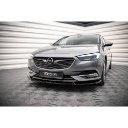 Накладка сплиттер на передний бампер на Opel Insignia B