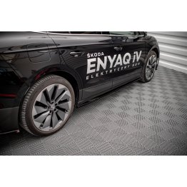 Накладки сплиттеры на пороги на Skoda Enyaq iV