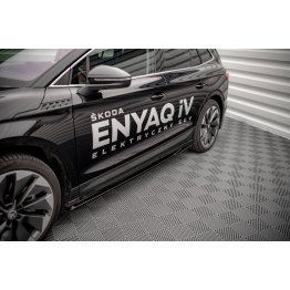 Накладки сплиттеры на пороги на Skoda Enyaq iV