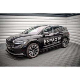 Накладки сплиттеры на пороги на Skoda Enyaq iV