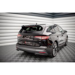 Накладка сплиттер на задний бампер на Skoda Enyaq iV