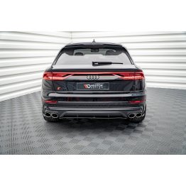 Накладка сплиттер центральная на задний бампер на Audi SQ8