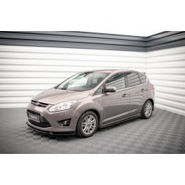 Накладки сплиттеры на пороги на Ford C-Max II