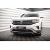 Накладка сплиттер на передний бампер на VW Atlas Cross Sport