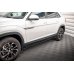 Накладки сплиттеры на пороги на VW Atlas Cross Sport