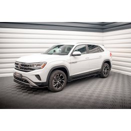 Накладки сплиттеры на пороги на VW Atlas Cross Sport