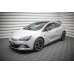 Накладки сплиттеры на пороги на Opel Astra J GTC OPC-Line