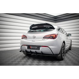 Накладка сплиттер на крышку багажника на Opel Astra J GTC OPC-Line