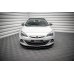 Накладка сплиттер на передний бампер на Opel Astra J GTC OPC-Line