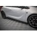 Накладки сплиттеры на пороги на Opel Astra J GTC OPC-Line