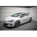 Накладки сплиттеры на пороги на Opel Astra J GTC OPC-Line