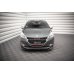 Накладка сплиттер на передний бампер на Peugeot 208 I GTi