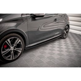 Накладки сплиттеры на пороги на Peugeot 208 I GTi