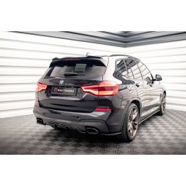 Накладка сплиттер на задний бампер на BMW X3 G01 M40d / M40i / M-Pack