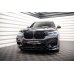 Накладка сплиттер на передний бампер на BMW X3 G01 M40d / M40i / M-Pack